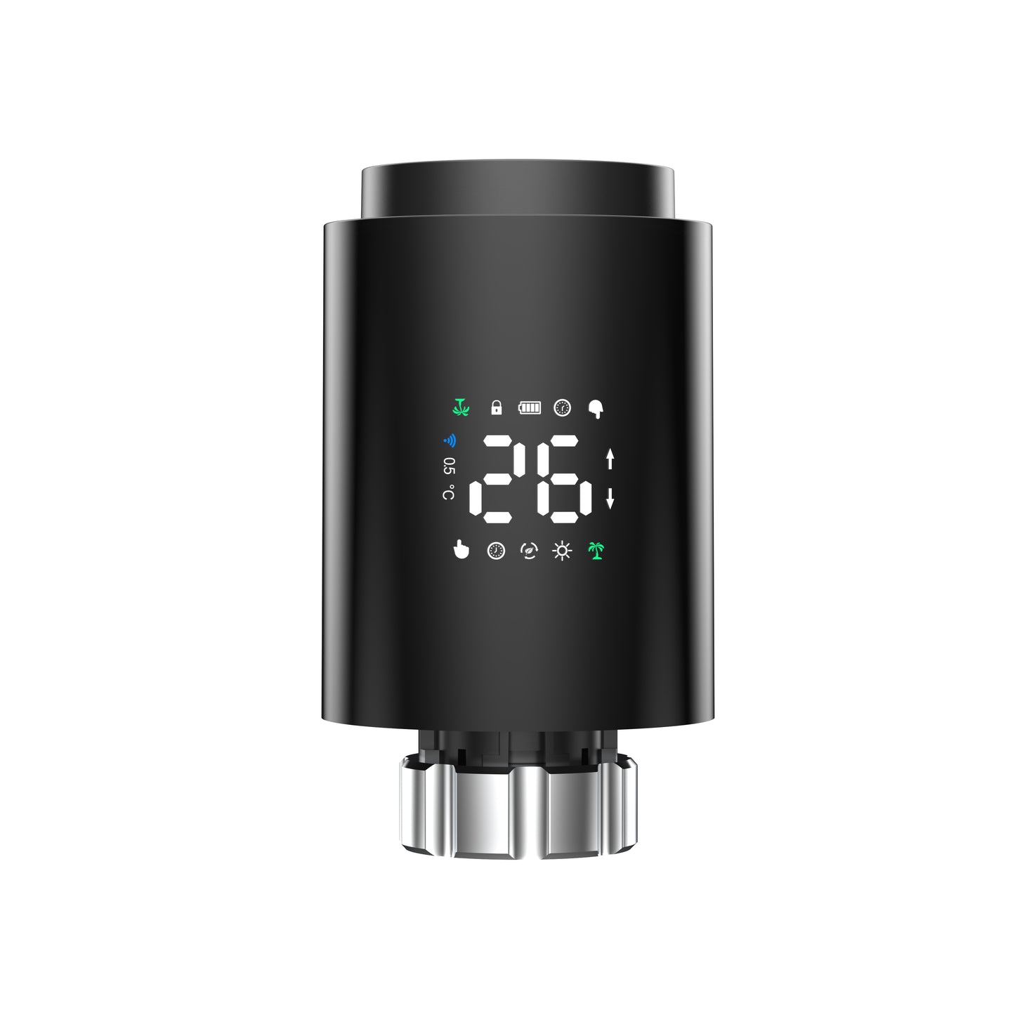Zigbee Smart Thermostatventil 1413ProE- Schwarz