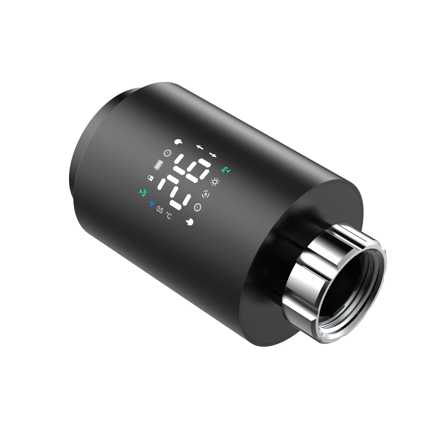 Zigbee Smart Thermostatventil 1413ProE- Schwarz