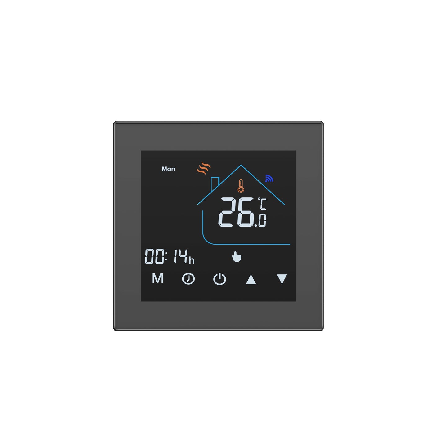 HC-T010 Wi-Fi Thermostat- Schwarz