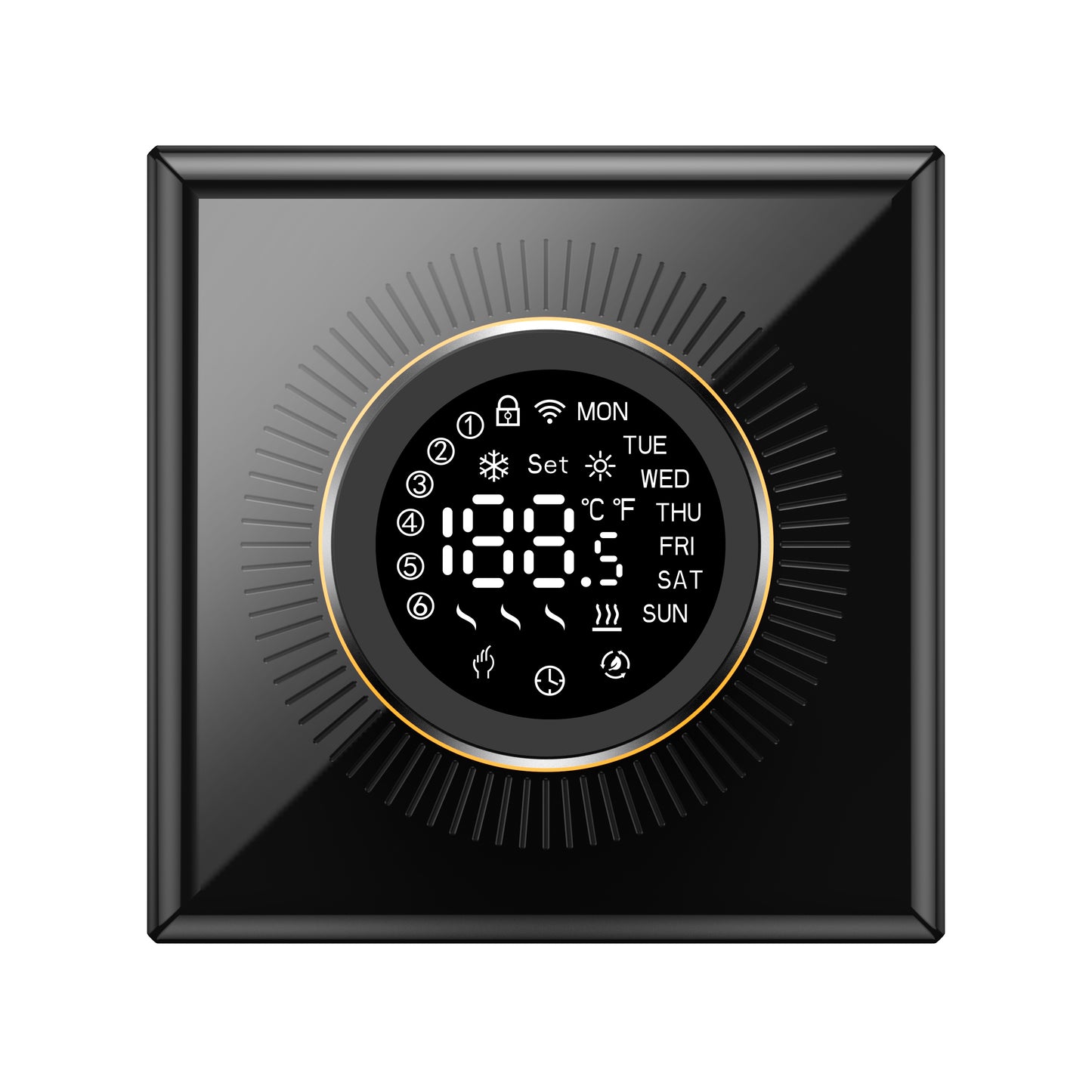 1439-WEC Wifi Thermostate-Schwarz